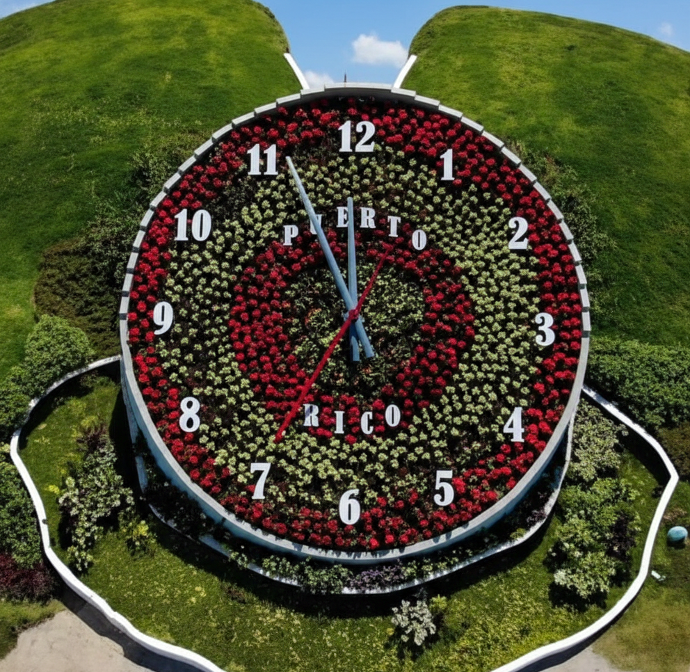Reloj de Flores de Puerto Rico - Aibonito