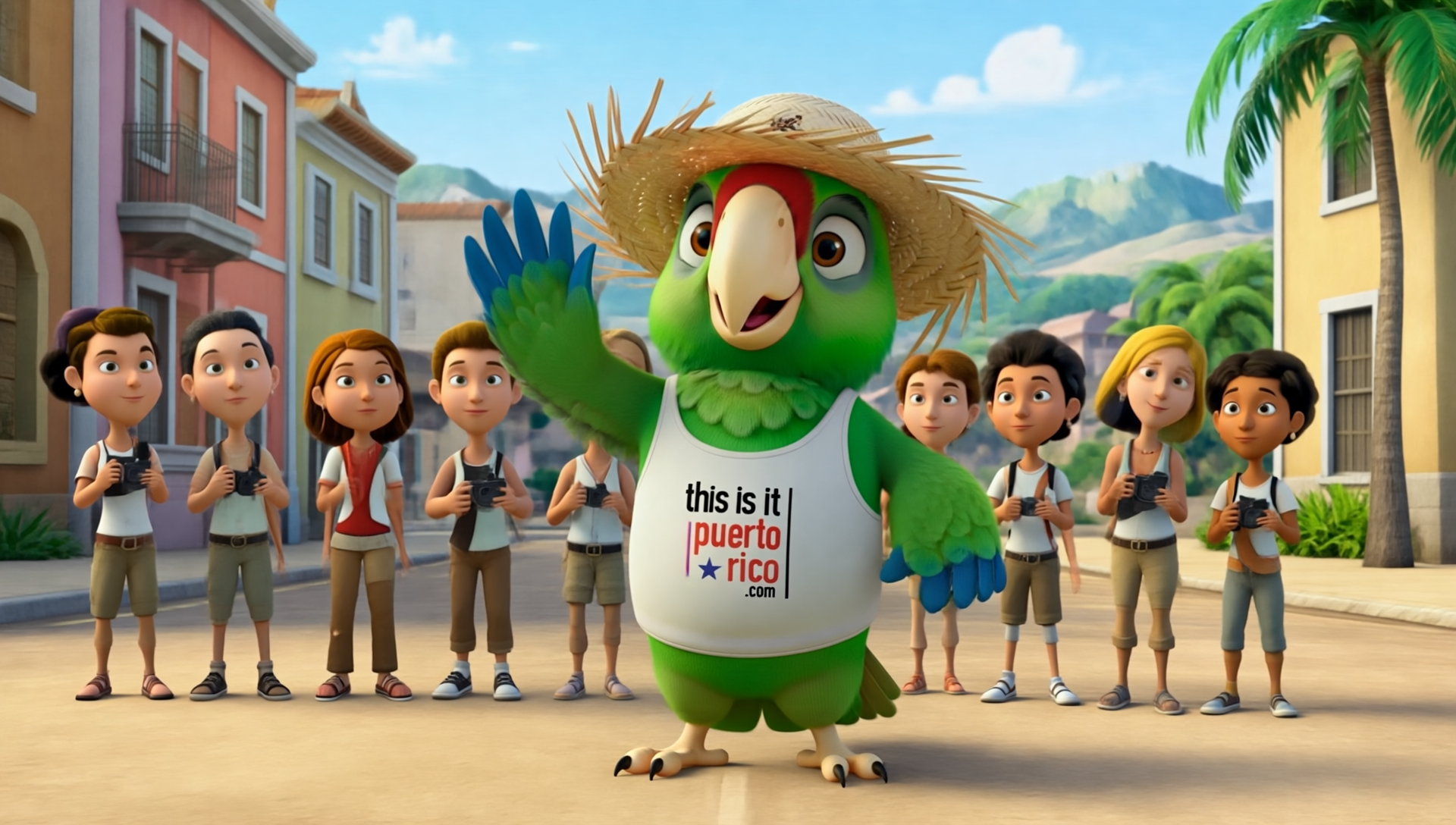 Gen4Turbo Quiero Que Sea Un Guia Turista De La Ciudad De Aibonito Puerto Rico Y Se Encuentre Guiand